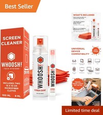 Ultimate Screen Cleaning Kit: 3.4 oz & 0.3 oz Alcohol-Free Spray with Cloths picture