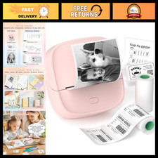 Mini Portable Thermal Sticker Printer - Inkless Bluetooth Label Maker for DIY Cr picture