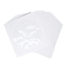 Reusable White Cd Organizer Bags with Transparent Window for Daily Storage picture
