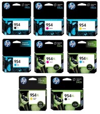 HP 954 Genuine  Ink Cartridges Black, Color XL For HP OfficeJet Pro FRESH ink picture