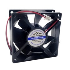 For JAMICON JF0825B2UR-R DC 24V 0.21A 2-Wire 80x80x25mm Server Cooler Fan picture