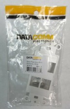 Datacomm Electronics Decor Plate Insert For 4-Port Keystones 20-5172. White. NEW picture