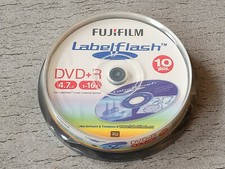 FUJIFILM DVD+R Labelflash 4.7 GB 16x - Blank Discs - 10 pcs NEW picture