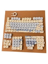 PBT Keycaps 132 Keys Cartoon Bear Theme Sublimations Cherry Kawaii Mechanical picture