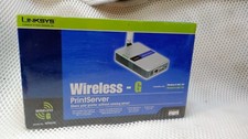 Linksys WPS54G Wireless-G PrintServer Factory Sealed picture