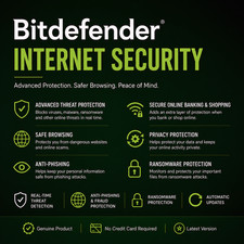 Bitdefender Internet Security 2026 -  3 Years 3 Devices + Daily VPN picture