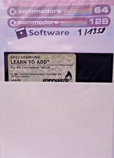 COMMODORE 64/128 -- EASY LEARNING: LEARN TO ADD (SINNAKER - DISK) picture