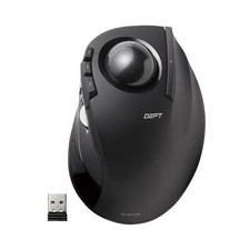 ELECOM DEFT Trackball Mouse, 2.4GHz Wireless, Finger Control, 8-Button Functi... picture
