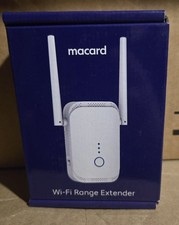 Macard N300 WiFi Extender Signal Booster Range Repeater - New Sealed In Box  picture