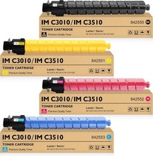 Toner Cartridge Set for Ricoh IM C3510 & IM C3010 Replacement for 842550-842553) picture