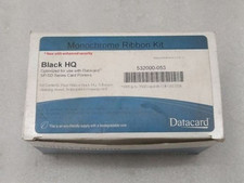 532000-053 BLACK MONOCHROME HQ RIBBON DATACARD ENTRUST FOR SD & AMP SP PRINTERS picture