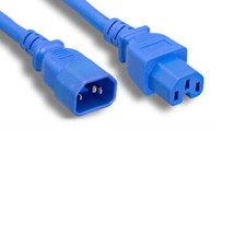 3' Blue Power Cable for Dell PowerSwitch S Series Network JumperCord to PDU UPS picture