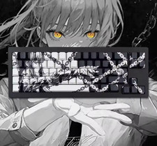 Makima Anime CHAINSAW MAN Anime Keycaps Cartoon 129 Keys PBT Keycap picture