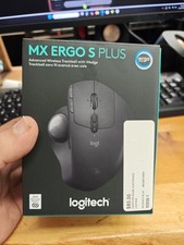 New Logitech MX Ergo S Plus Advanced Wireless Ergonomic Trackball Mouse (Black) picture
