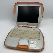 Vintage Apple Tangerine Clamshell iBook G3 My Family M2453 OS Boots No HDD picture