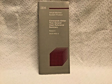 IBM VTG virtual machine/system product commands reference summary release 4 picture