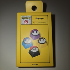 Pokemon Target Pokeball Keycaps Limited Edition BRAND NEW SEALED FAST SHIPPING picture