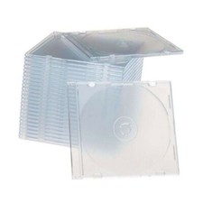 200 New single Slim Clear CD/DVD/VCD Jewel Cases Storage Boxes 5.2mm picture