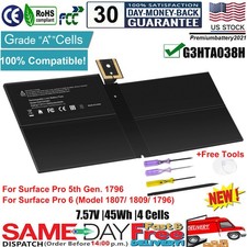 Battery G3HTA038H For Microsoft Surface Pro 5 6 1796 (2017 New Pro) /Stylus Pen picture