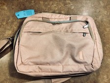 Bagsmart Pink Laptop Backpack With Multiple Compartments Adjustable Straps & Dur picture