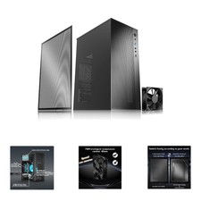 Stylish Micro ATX PC Case with Enhanced Airflow & 80mm Fan for Best Performance picture