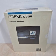 Borland Sidekick Plus Pro Desktop Manager Vintage PC Software DOS Sealed picture