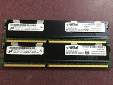 Lot of 16GB (2x8GB) 2Rx4 PC3-10600R HEATSINK Server RAM Micron/Crucial picture