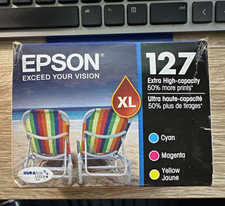 Epson 127 XL Genuine Inkjet Ink Cartridges 3-Pack CMY C13T127520 exp. 09.2018 picture
