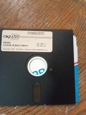 ITHistory (1985) Commodore Software:  OKIMATE 20 Rev 2.1 Demo Color Screen Print picture