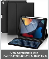 For iPad 9th/8th/7th Gen 10.2 inch, iPad Air 3rd Gen & iPad Pro 10.5