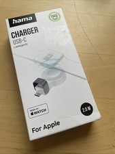 Charger Wireless Magnetic USB-C for Apple Watch, White Hama picture