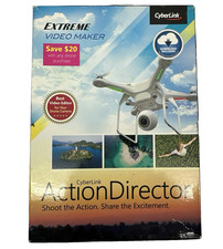 CyberLink ActionDirector Extreme Video Maker Drone Video Editing w Key picture