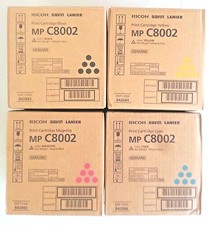Genuine Ricoh Savin Toner SET  MP C8002  MP C6502  842083 842084 842085 842086 picture