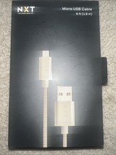 NXT Technologies Technologies 6 Ft. Braided USB-C Cable White NX54698 picture