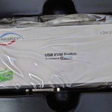 Broadtech Linkskey 2-Port KVM Switch – One Keyboard & Mouse for 2 Computers (USB picture