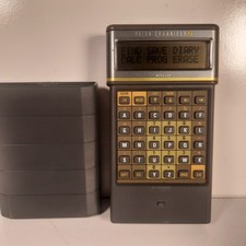 Vintage Psion Organiser II Model XP Pocket Computer - 32K Datapak Case - WORKING picture