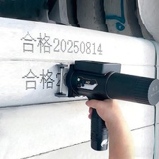 Portable Large Character DOD Inkjet Printer 16 Dots 60mm for Carton Wood Metal picture