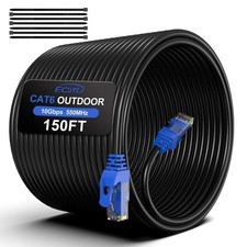 150FT Cat6 Outdoor Ethernet Cable, In-Ground, Heavy Duty Direct Burial, 24AWG. picture