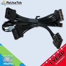 5-Pin Modular PSU Power Cable to 4x 4-Pin Molex Peripheral Connector picture