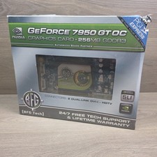 BFG TECH GeForce 7950 GT OC Graphics Card 256MB PCI-E Brand New In Sealed Box picture
