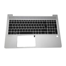 New Latin Spanish Keyboard Palmrest Upper Case for HP ProBook 450 G8 455 G8 US picture