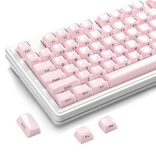 113 Keys Pink Jelly PBT Keycap Set OEM Fits 65% 75% 96% Cherry Gateron MX picture