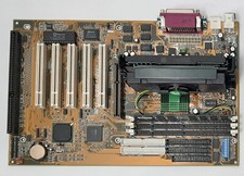 ABIT BE6-II Slot 1 AGP ISA Retro Motherboard + Pentium III 500MHz + 128MB RAM picture