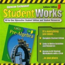 Glencoe Mathematics Pre-Algebra: StudentWorks PC MAC CD interactive Student text picture