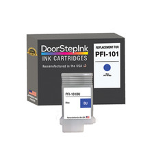 DoorStepInk Compatible Ink Cartridges For Canon PFI-101 Blue 130ml-USA picture