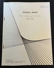 Vtg IBM Technical Report LOCATS Monolithic Logic Card Test System Computer picture
