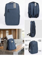 MODA West Full Size  17in Laptop Backpack Navy 17in picture