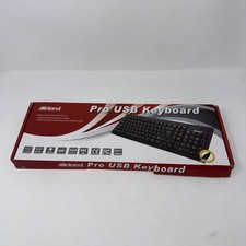 Inland Pro USB Keyboard 70008 QUIET 103 Key IBM PC Windows Compatible New Open picture