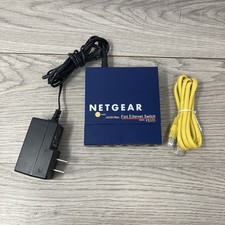NETGEAR FS105 v2 ProSafe 5-Ports 10/100Mbps Fast Ethernet Switch - TESTED WORKS picture