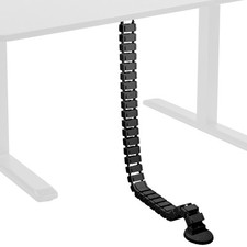 VIVO Vertebrae Cable Management Kit Height Adjustable Desk Quad Wire Organizer picture